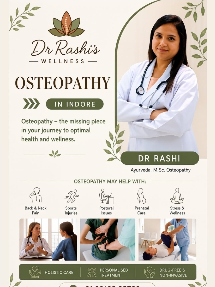 Osteopathy in Indore poster